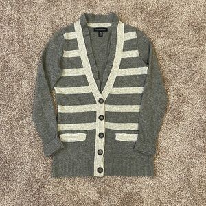 Merino wool striped sweater. Size XS